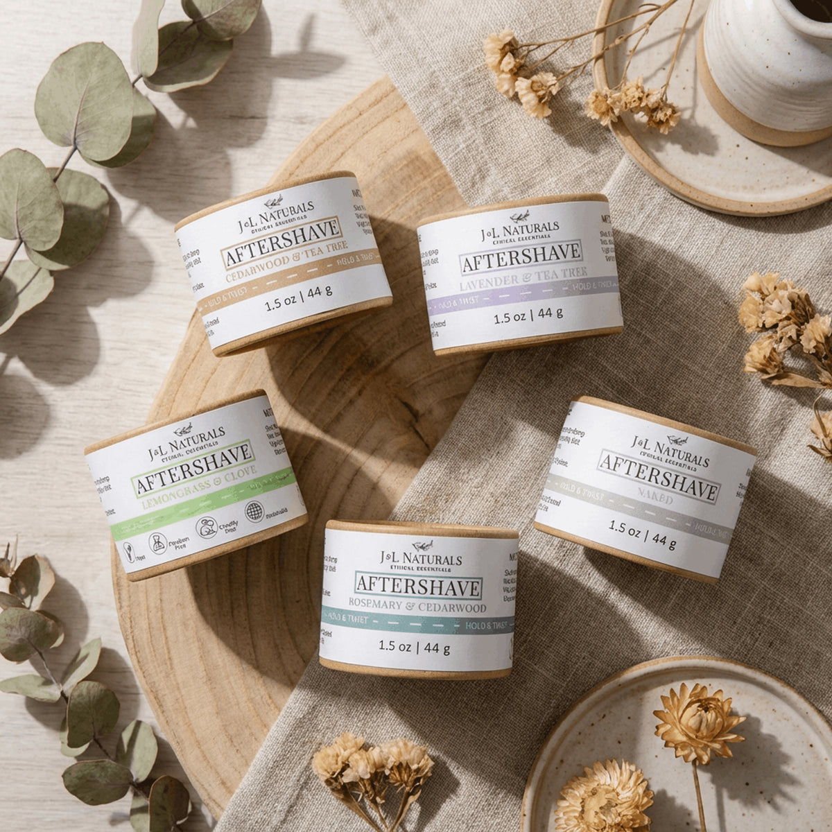 Aftershave Rub - natural,vegan and hydrating post shave balm