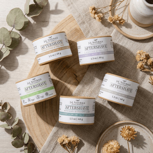 Aftershave Rub - natural,vegan and hydrating post shave balm