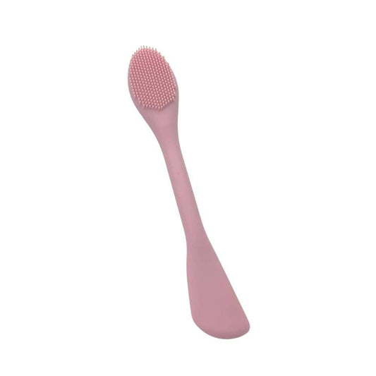 Beauty By Earth Mask Applicator & Face Brush - pink facial mask applicator brush on white