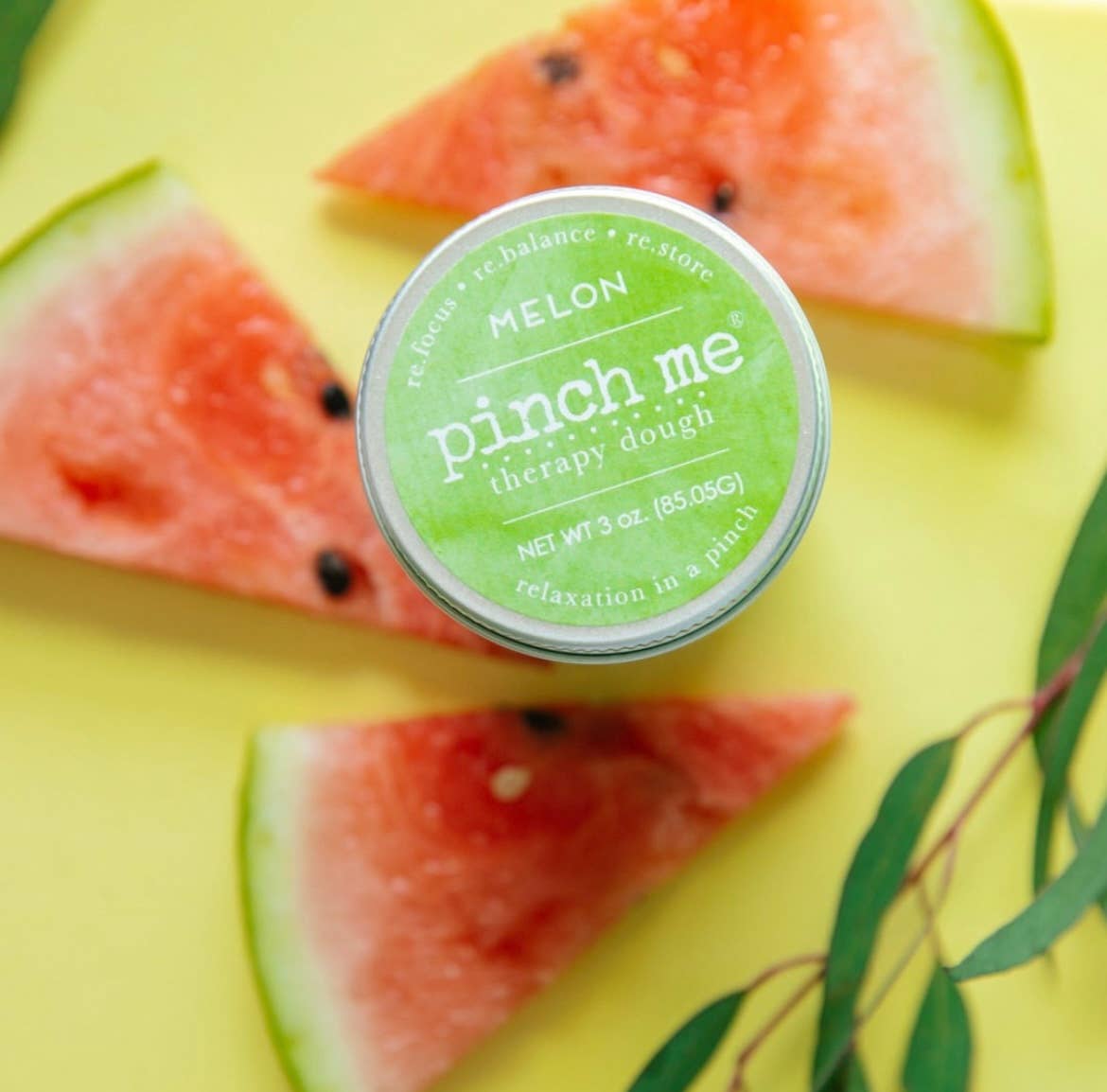 Pinch Me Therapy Dough – Melon, pictured in a practical everyday setting