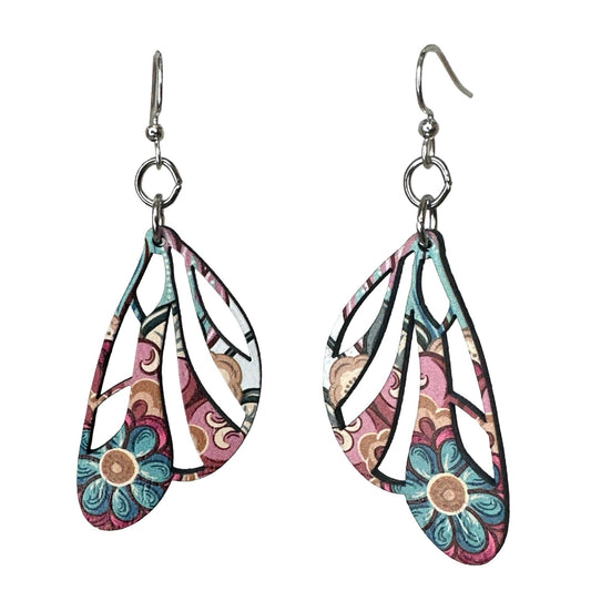 Paisley Wing Earrings #1781