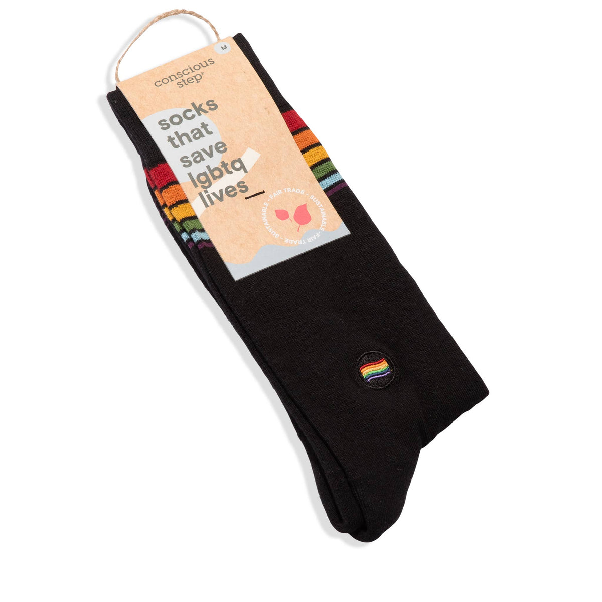 Socks that Save LGBTQ Lives | Rainbow Stripe - Pride Gifts