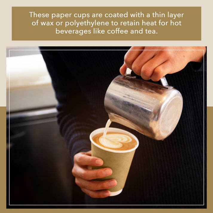 Three Leaf 12 Oz. Paper Hot Cups, 25 Ct.