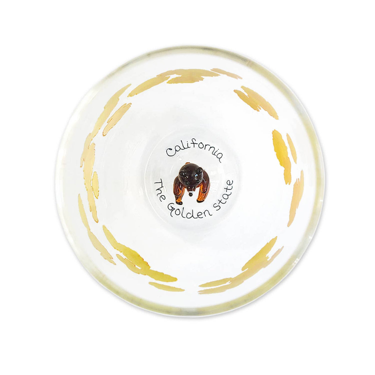 Poppy Bear Stemless Wine Glass