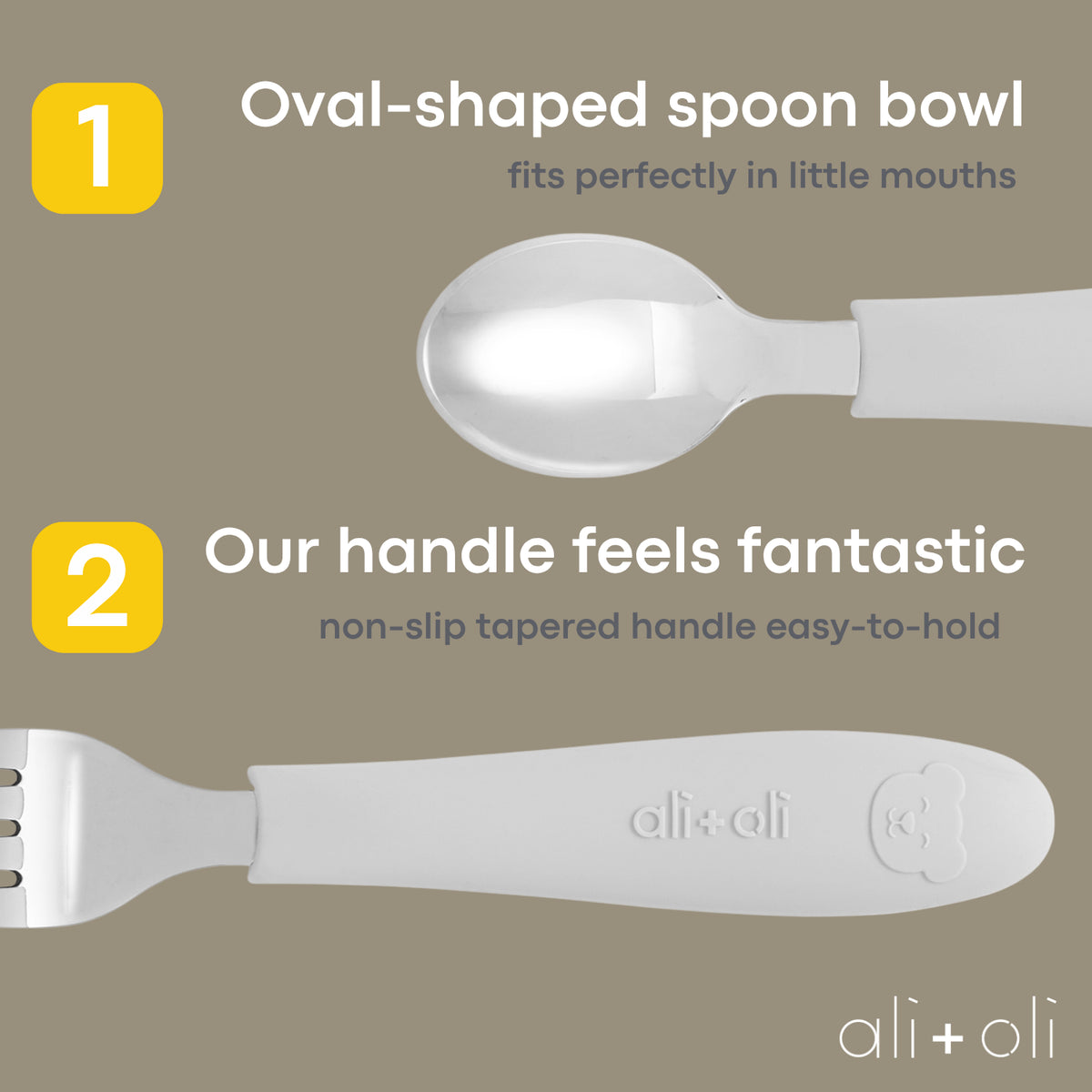 (6pc) Toddler Utensils Set - Stainless Steel (Bears)
