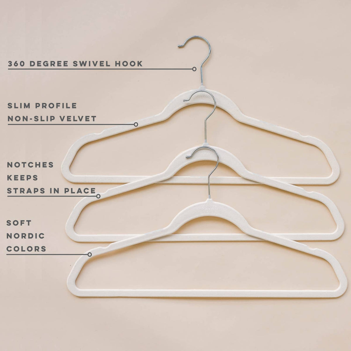 Adult Velvet Hangers (2 Packs of 15)