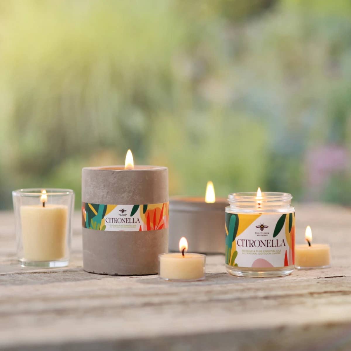 Citronella Votive Candles - Beeswax Blend