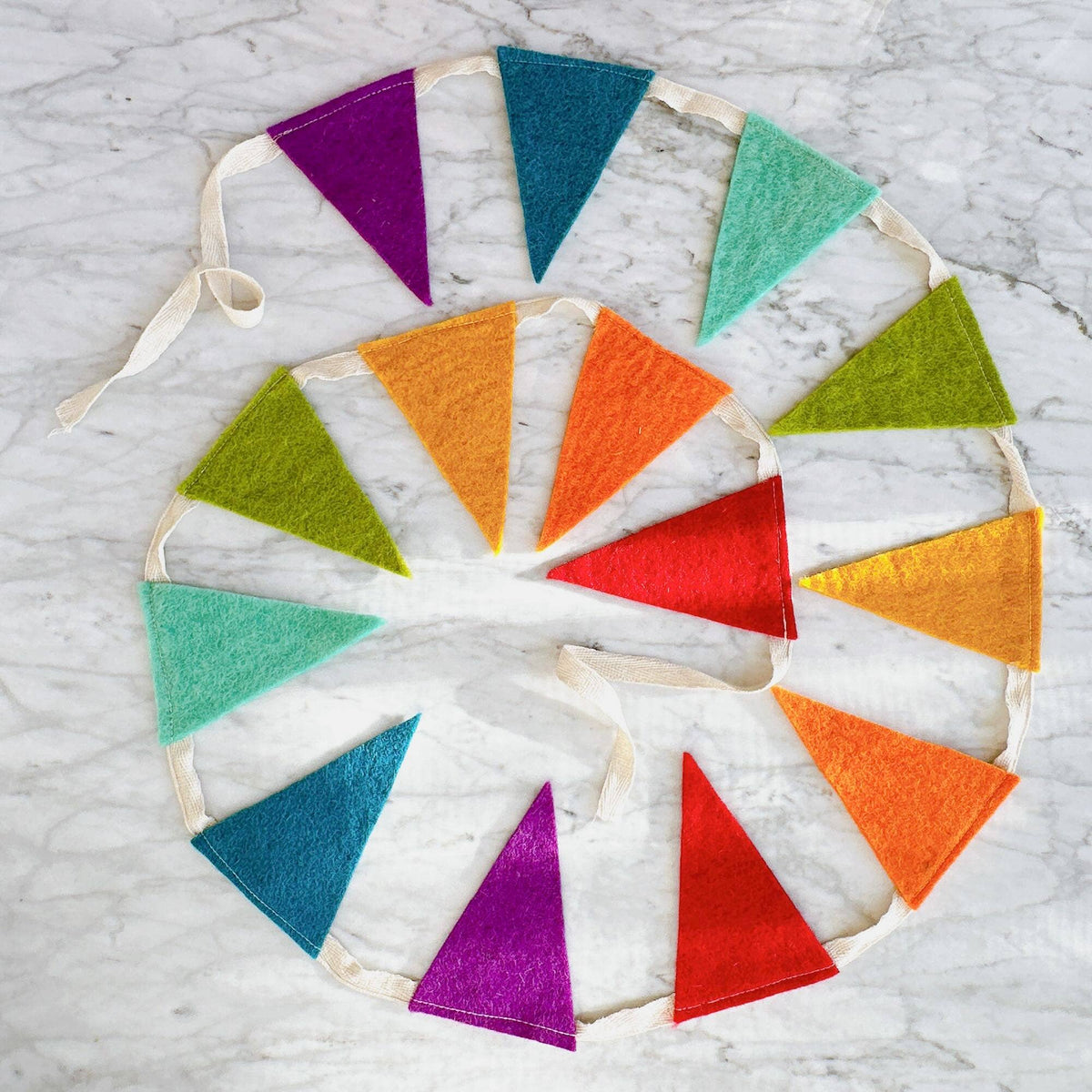 Felt Flag Party Banner - 6' Felt Flag Party Banner