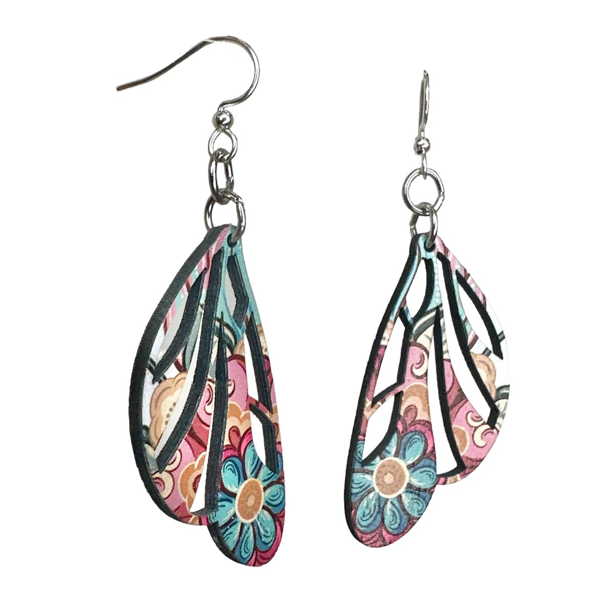 Paisley Wing Earrings #1781