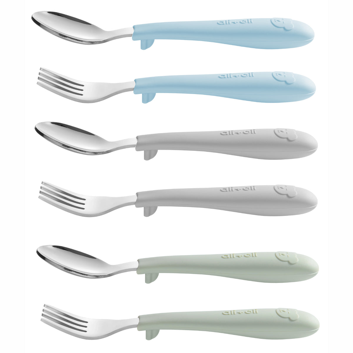 (6pc) Toddler Utensils Set - Stainless Steel (Bears)
