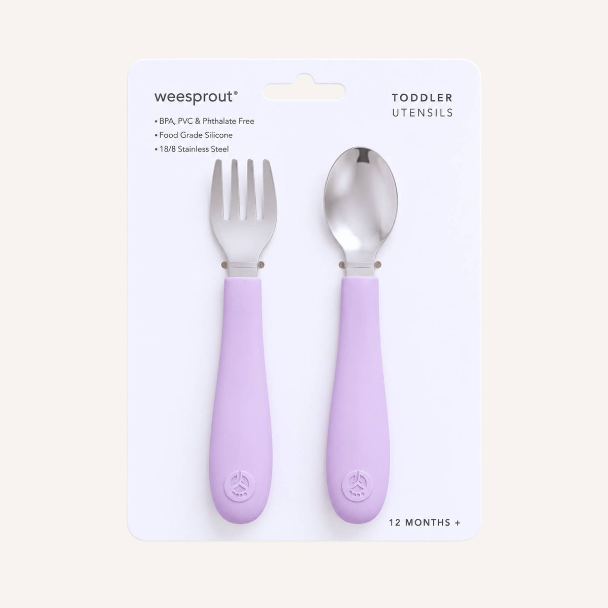 Stainless Steel Toddler Fork & Spoon Set – 2 Piece