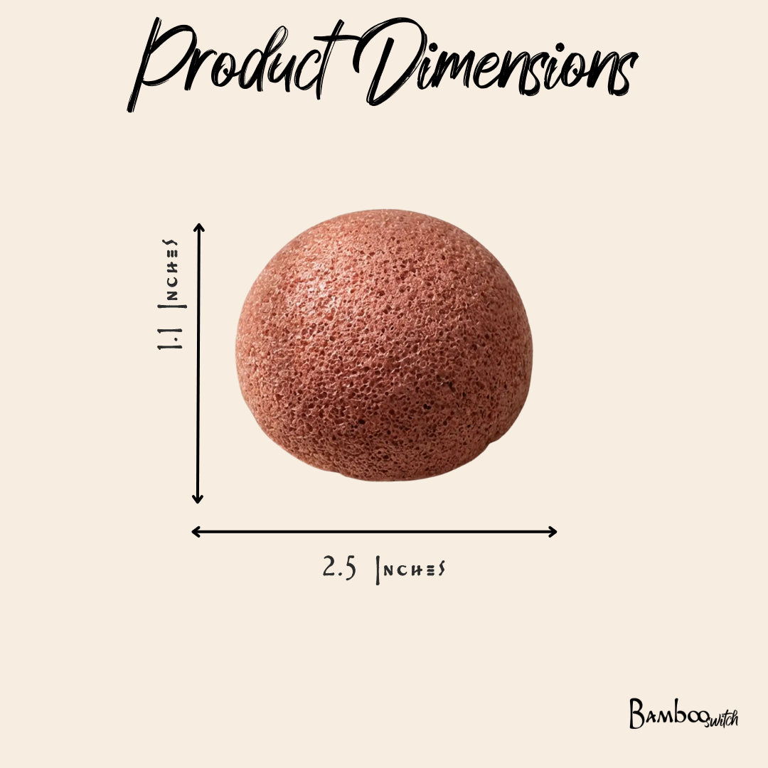 Natural Konjac Facial Cleansing Sponge | Earth Day Best