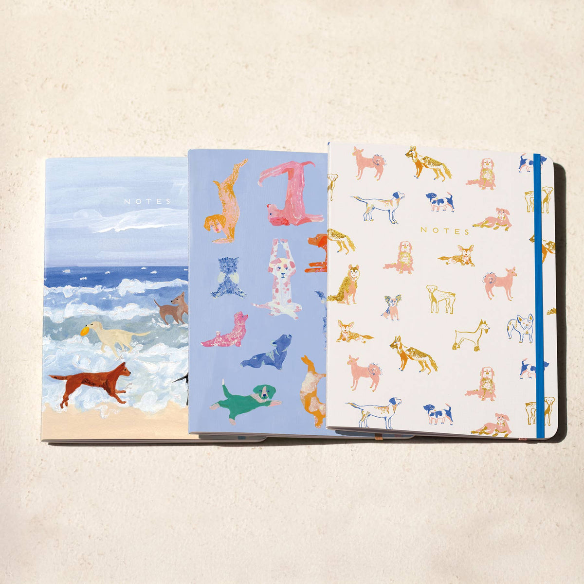 Dogs Sewn Trio Notebook Set | STN94863