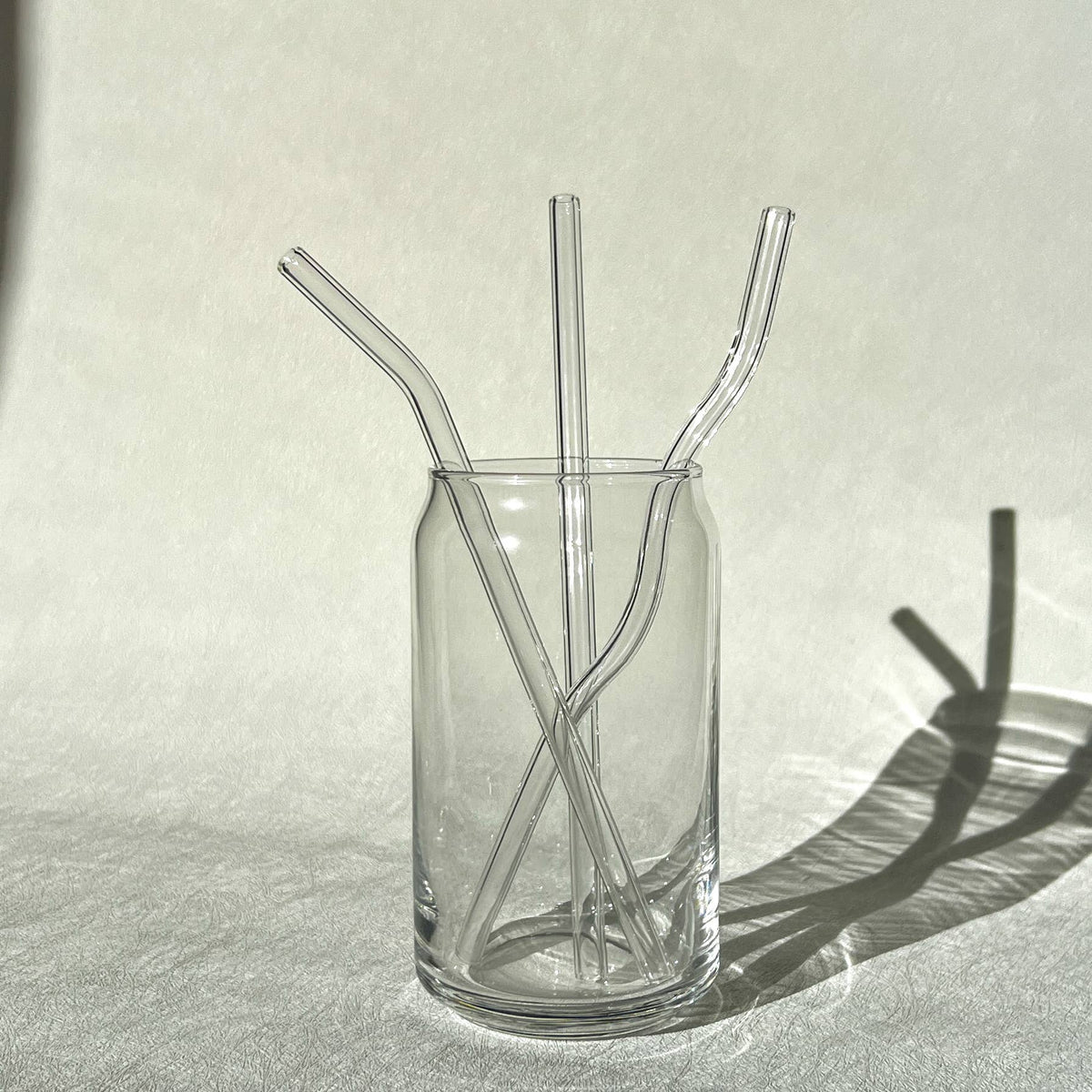 Glass straws for 16 oz Libbey can 8 inches