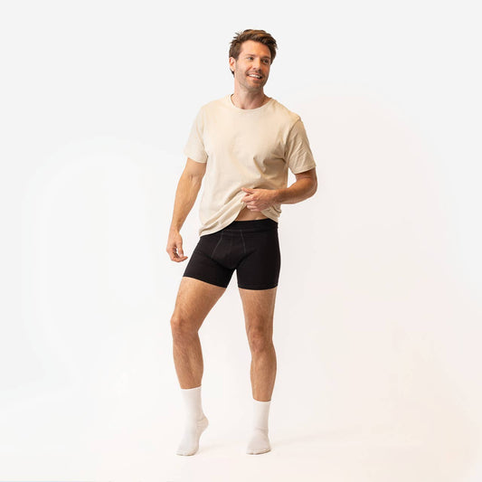 Organic Cotton Men's Boxer Brief Underwear 2 Pak