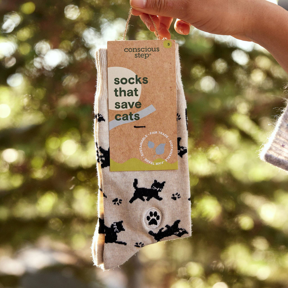 Socks that Save Cats | Beige Cats - Gifts for Cat People