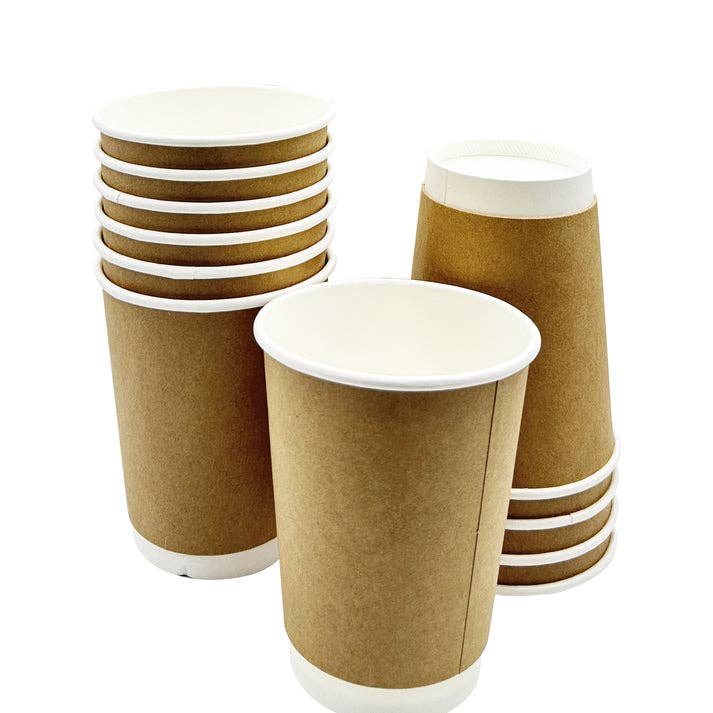 Three Leaf 12 Oz. Paper Hot Cups, 25 Ct.