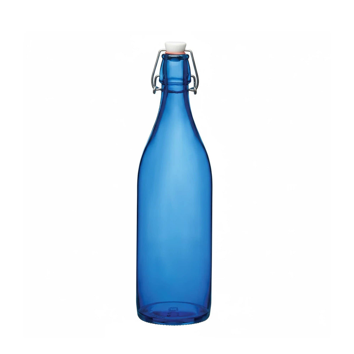 Fox Run Blue Flip Top Glass Bottle, 1 Liter