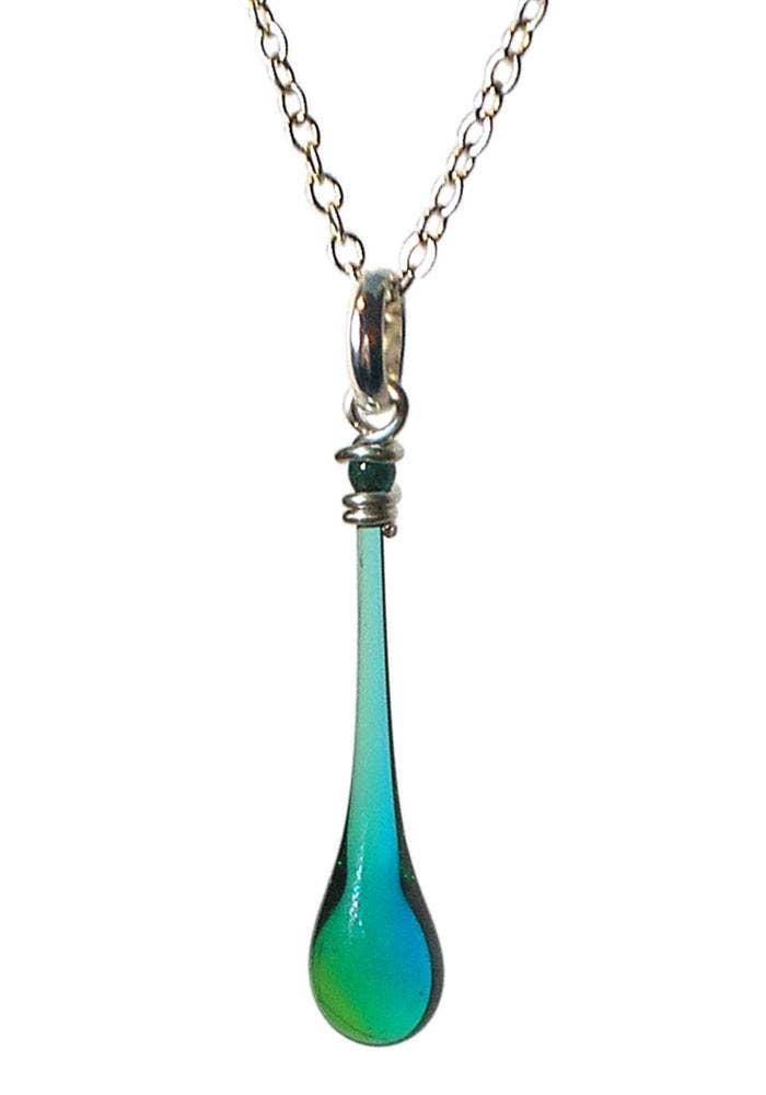 Maressa Glass Teardrop Pendant Necklace