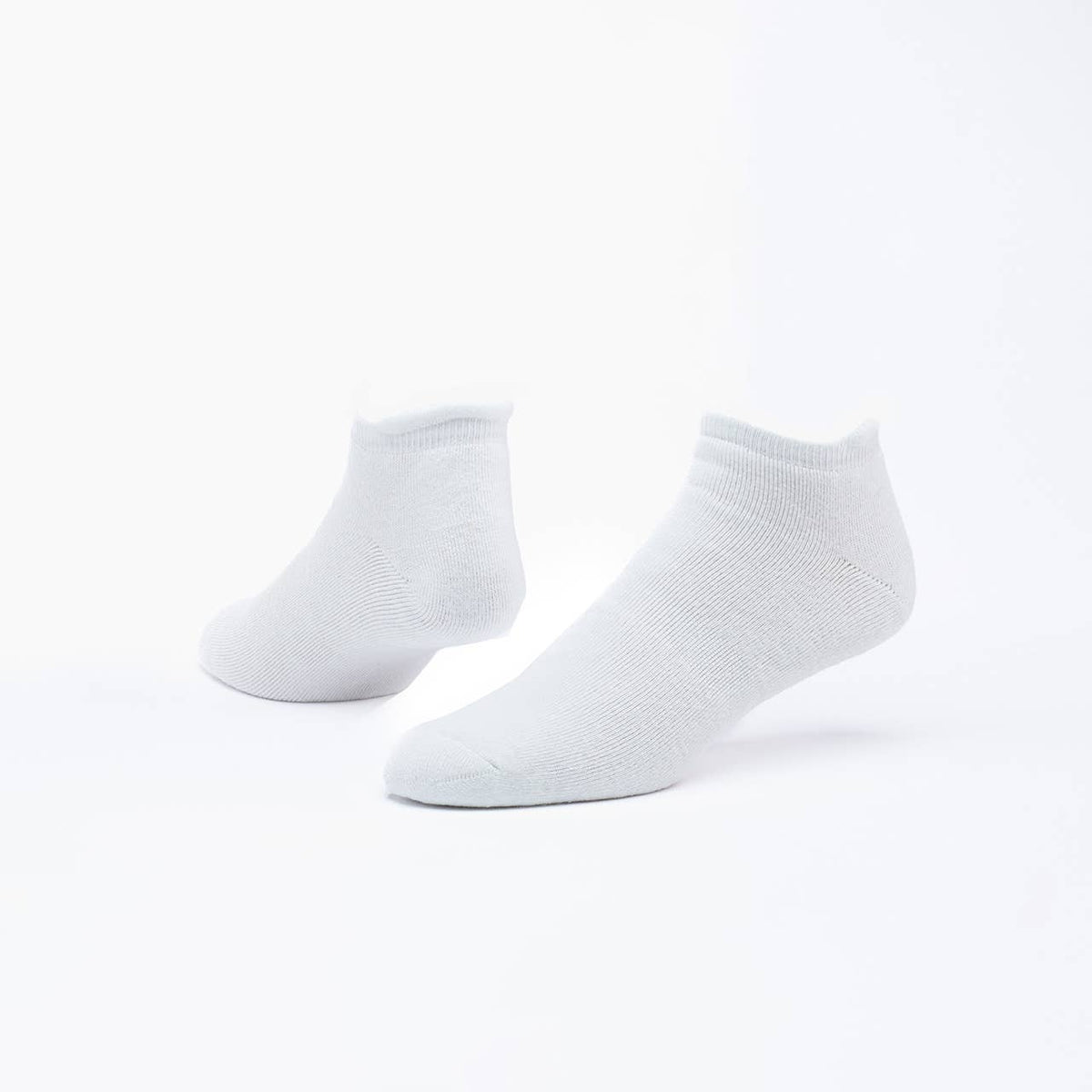 Organic Cotton Tab Footie Socks - Solid