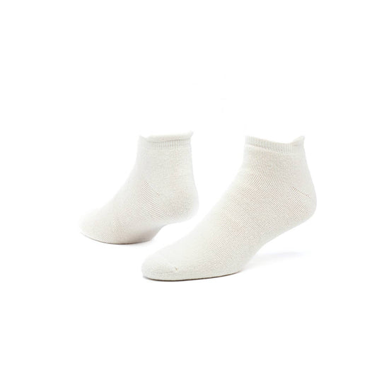 Organic Cotton Tab Footie Socks - Solid