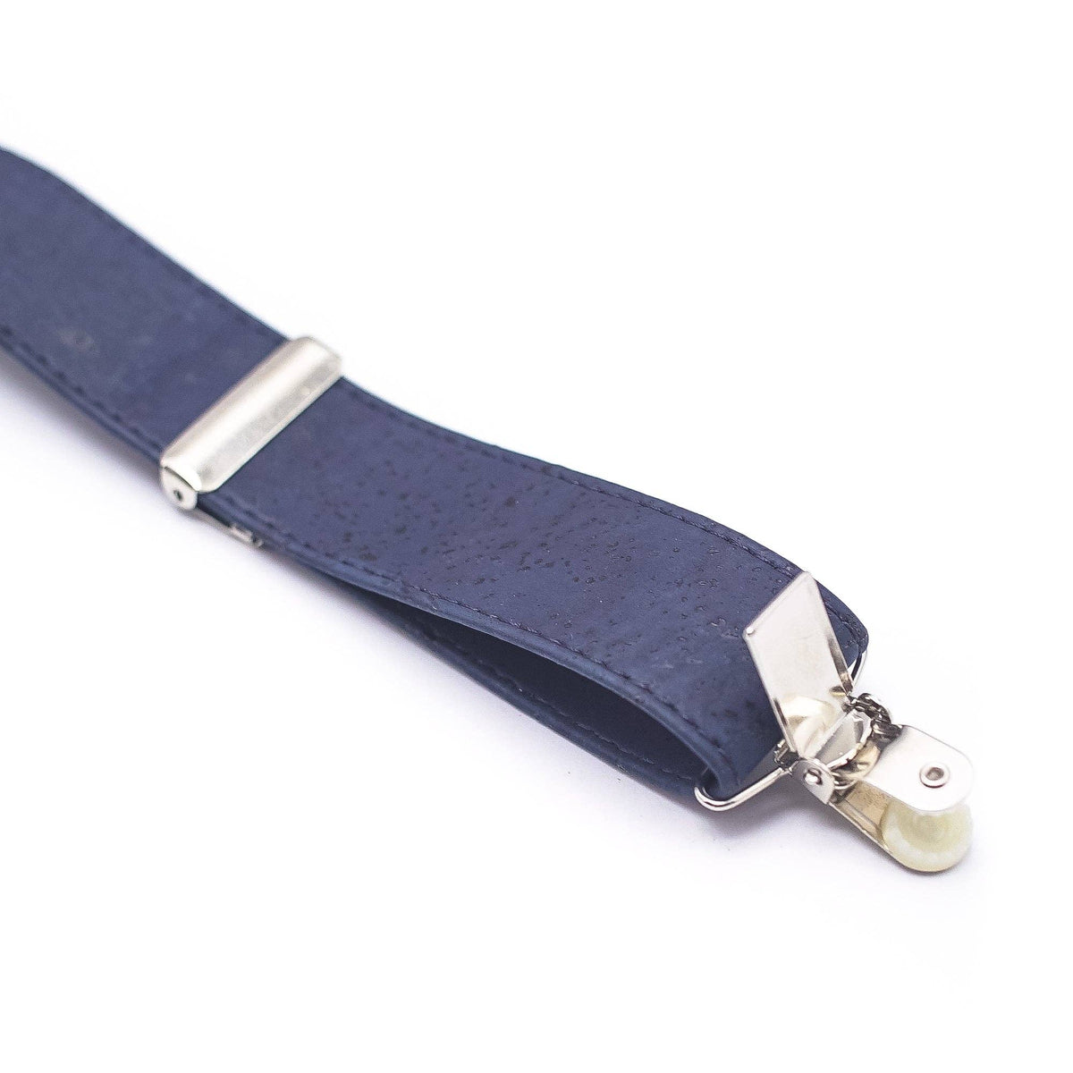 Dark Blue Adjustable cork straps men's SUSPENDER L-542-F