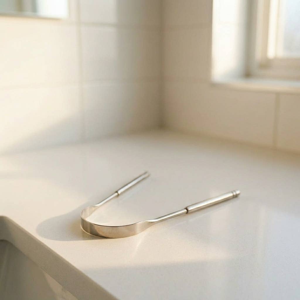 Stainless Steel Tongue Scraper