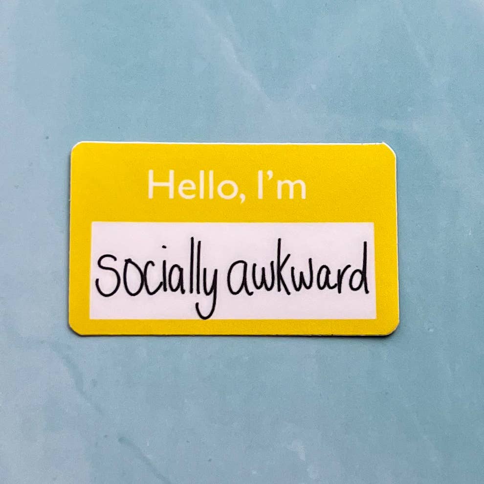 Socially Awkward Sticker