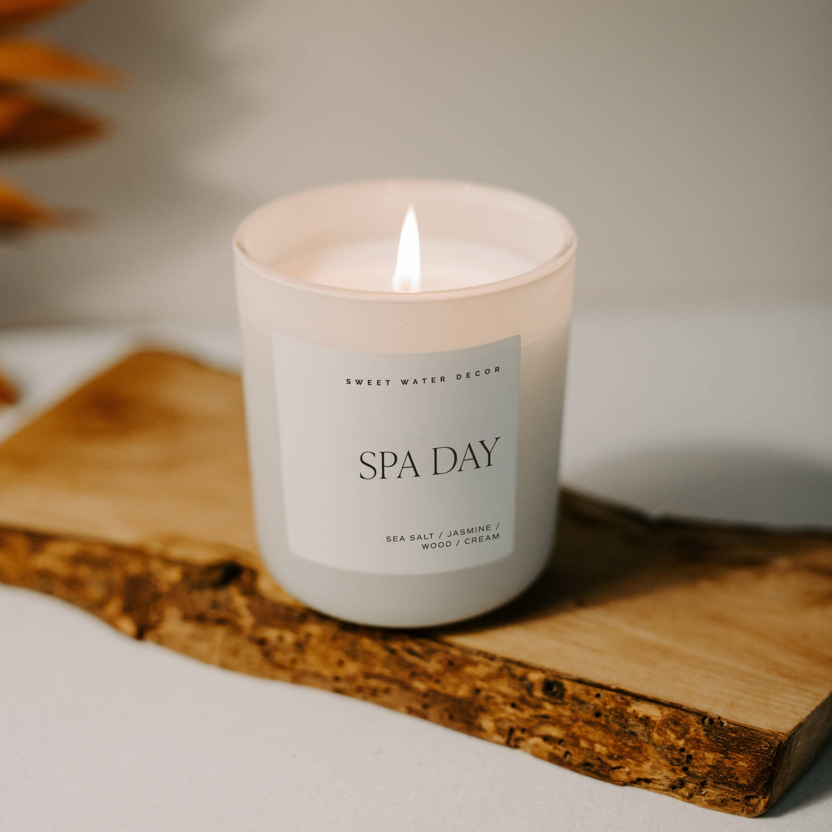 Spa Day 15 oz Soy Candle, Matte Jar - Home Decor & Gifts