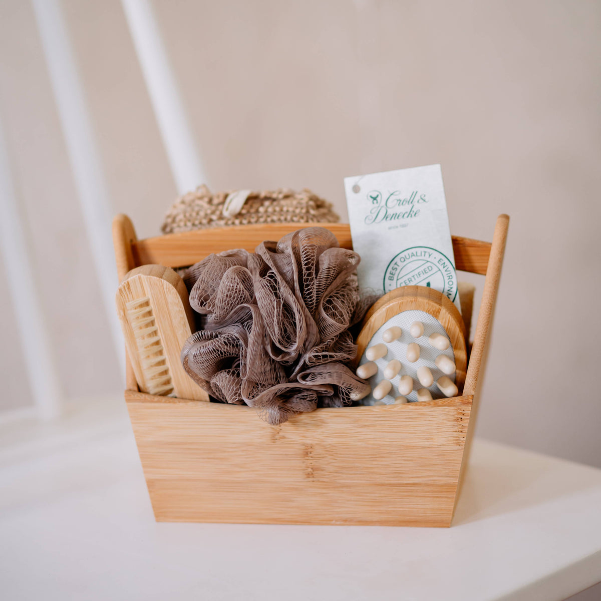 Gift Set Basket Spa in Bamboo Set, Sale Bride Spa