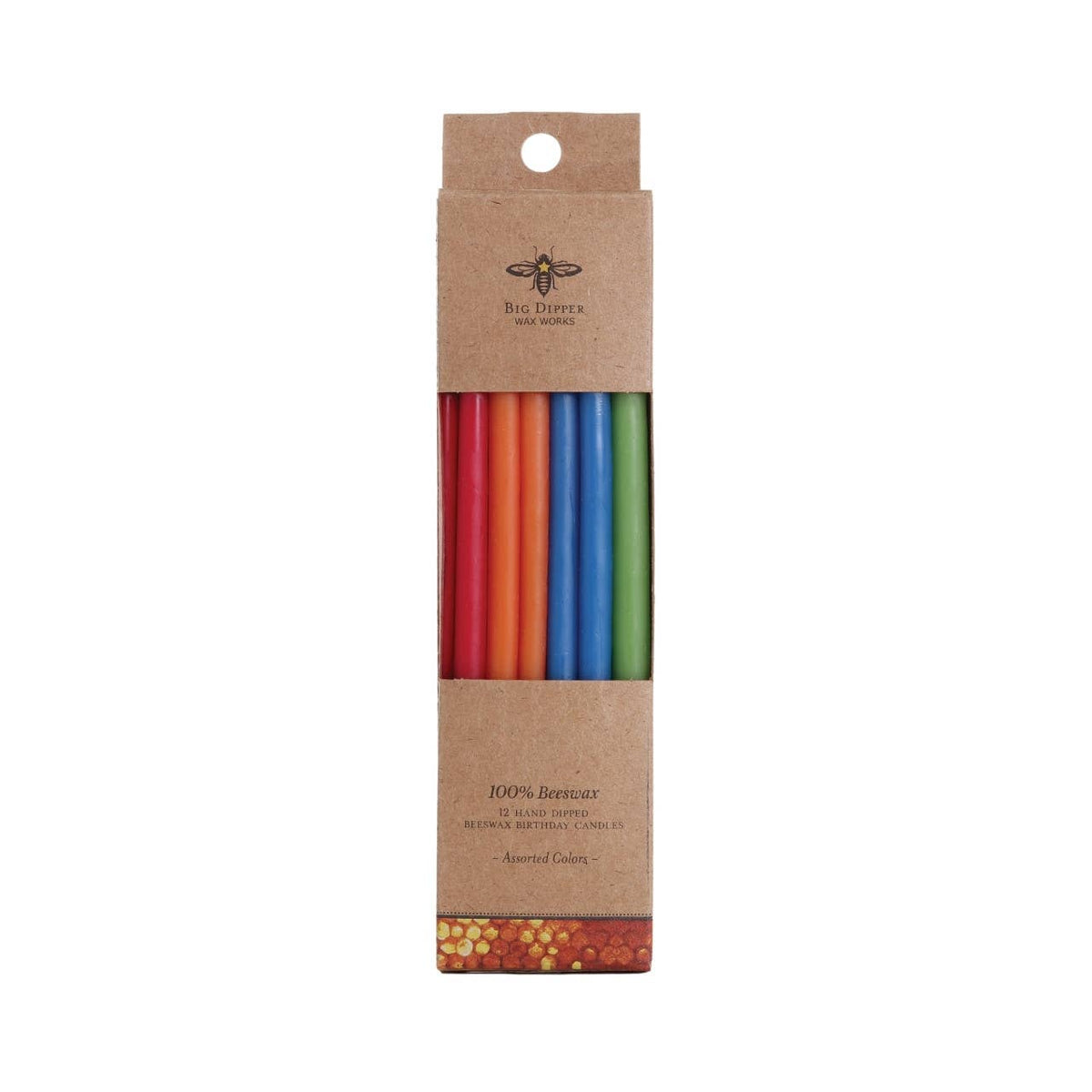 Birthday Candles - 100% Pure Beeswax
