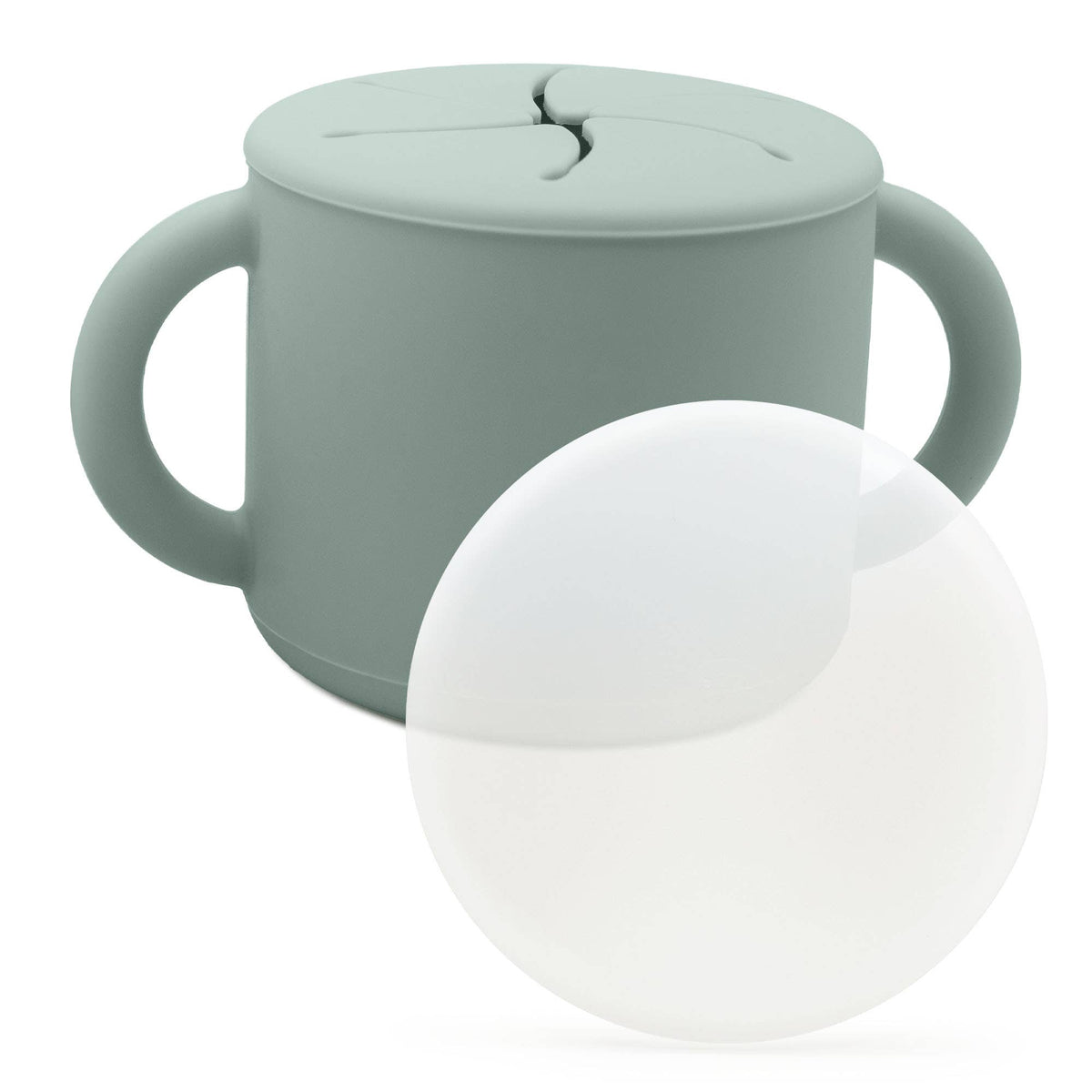Silicone Spill-Proof Snack Cup for Babies & Toddlers