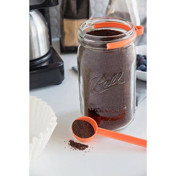 Jarware Coffee Spoon Clip for Wide Mouth Mason Jar
