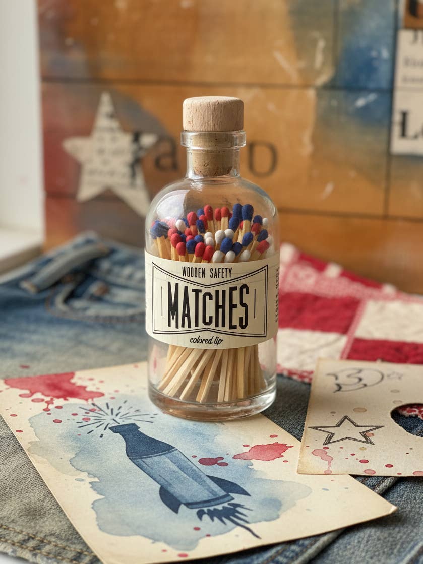 Vintage Apothecary USA Matches America 250 Celebration