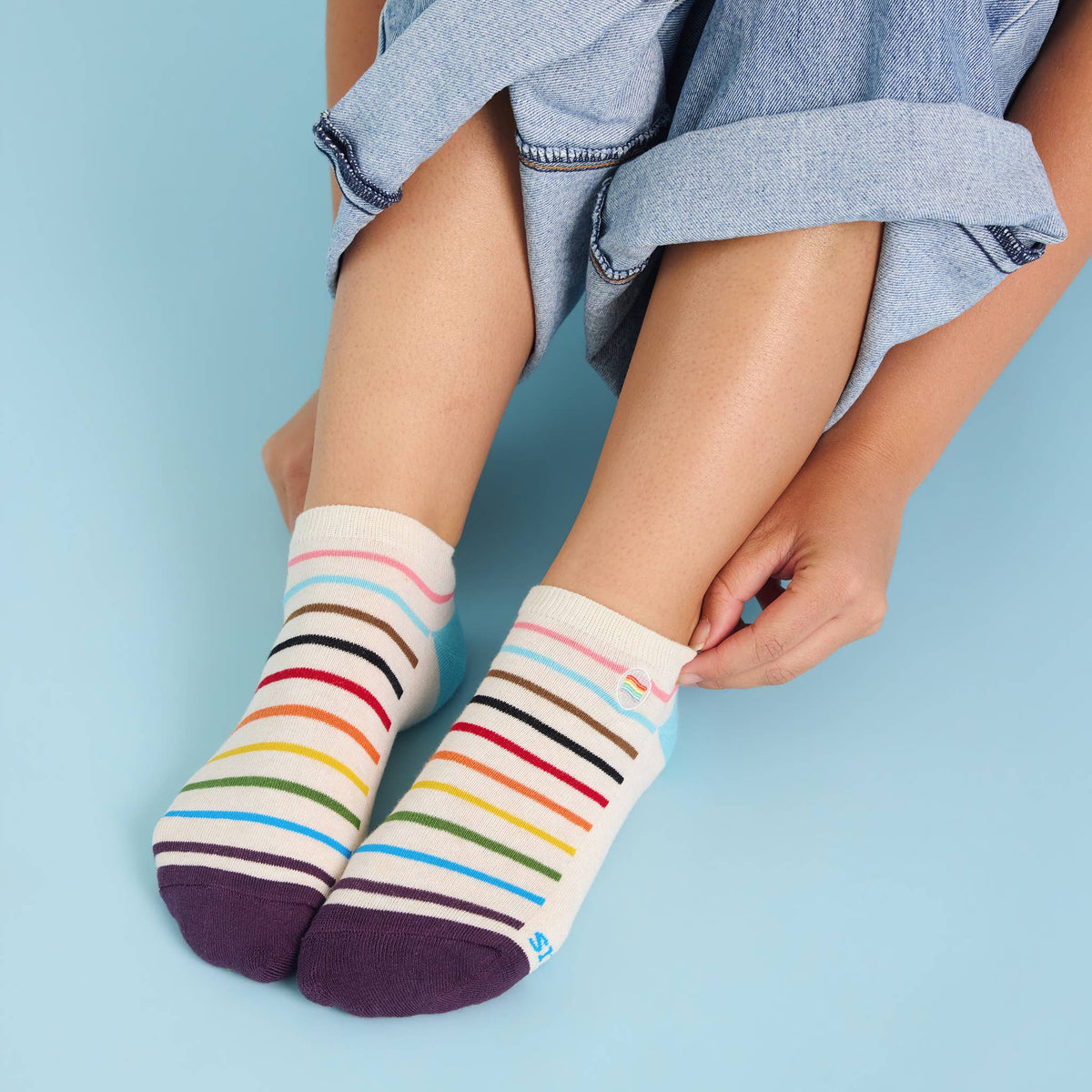 Ankle Socks that Save LGBTQ Lives | Pride Flag - Pride Gifts
