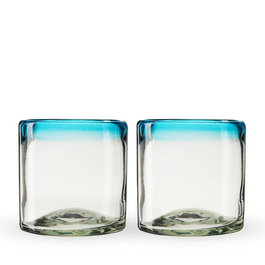 Segunda Vida Primavera Recycled Glass Tumblers Set of 2