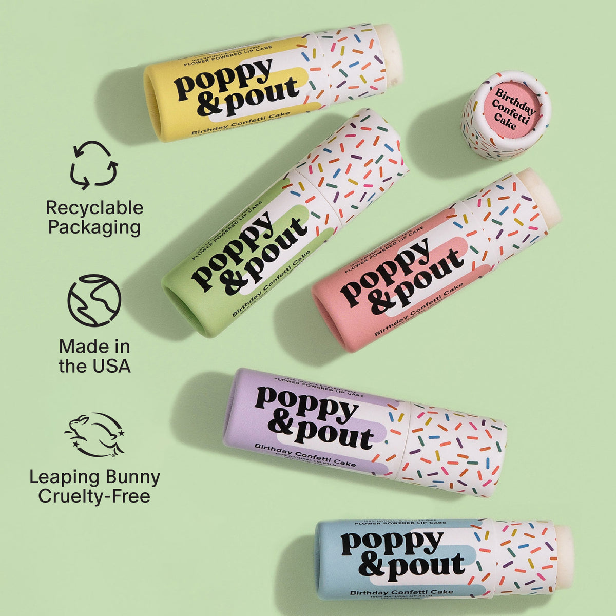 Lip Balm - Birthday Confetti Cake