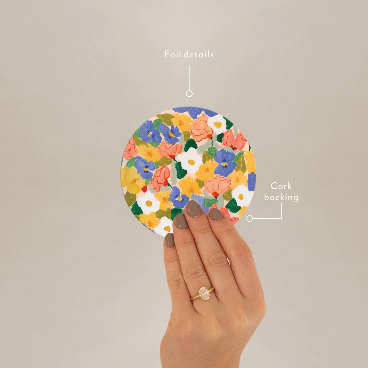 Flower Power Coaster