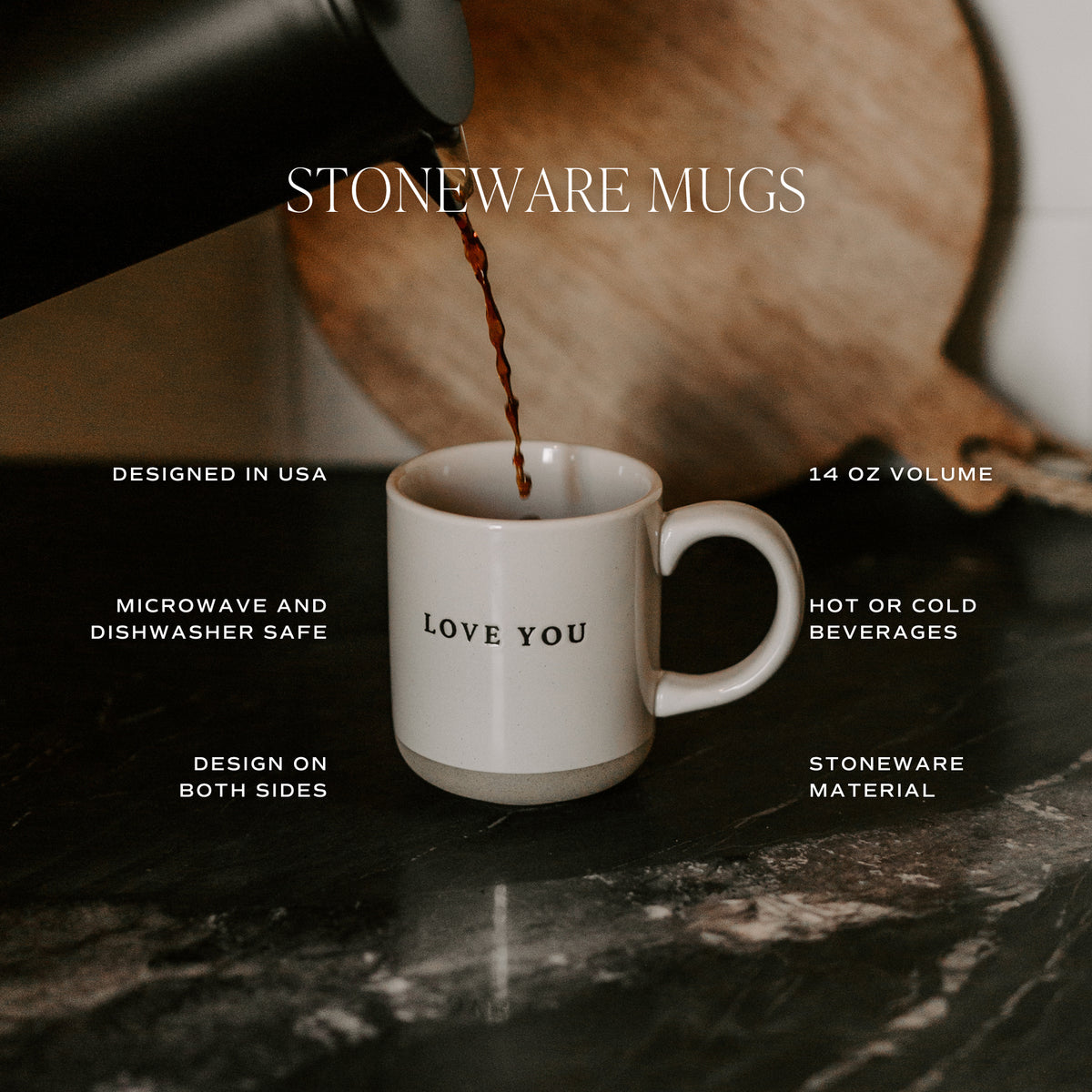 Best Dad Ever Stoneware Coffee Mug