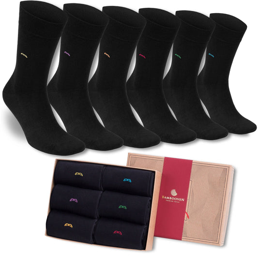 Men’s Bamboo Dress & Trouser Socks – (6 Pairs) 635