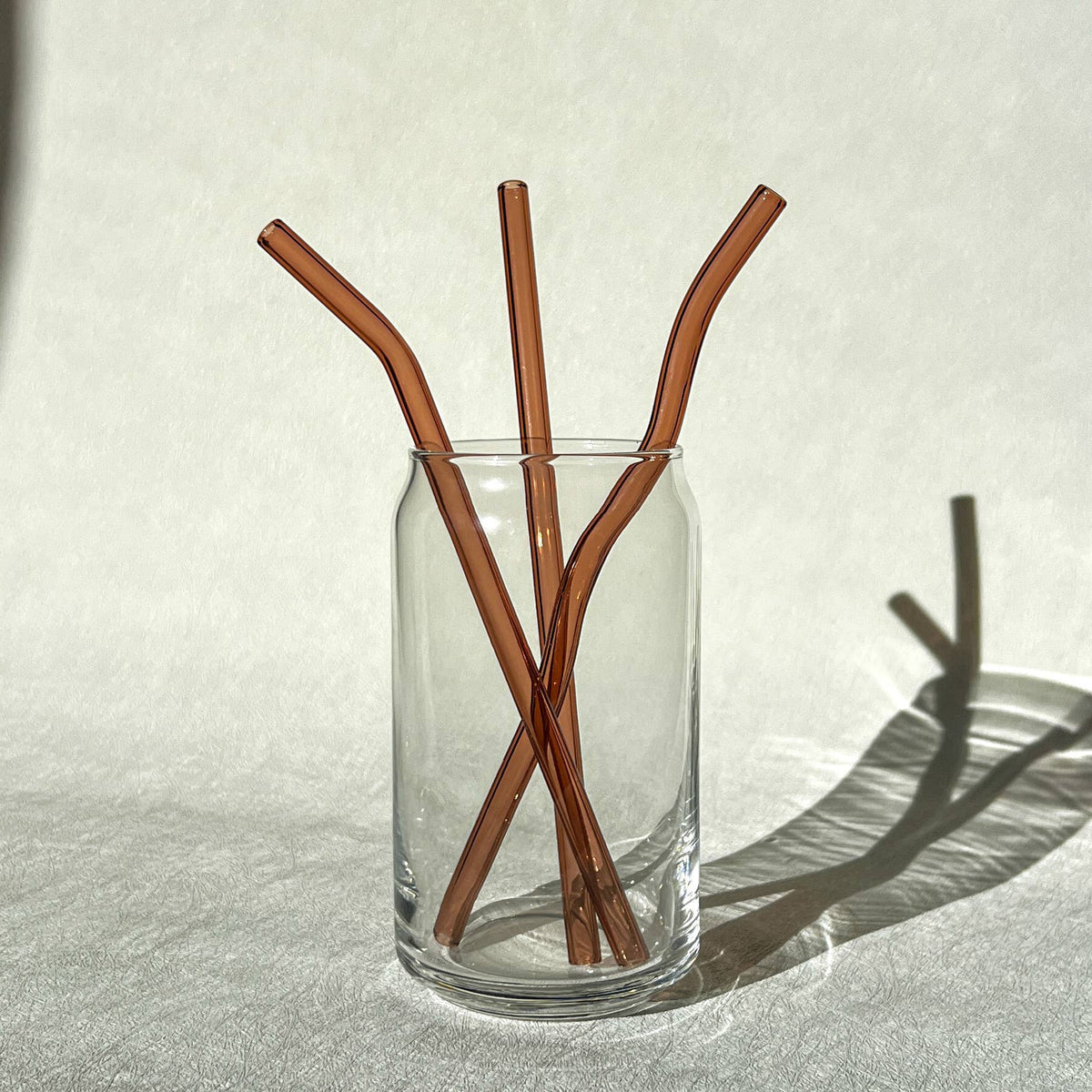 Glass straws for 16 oz Libbey can 8 inches