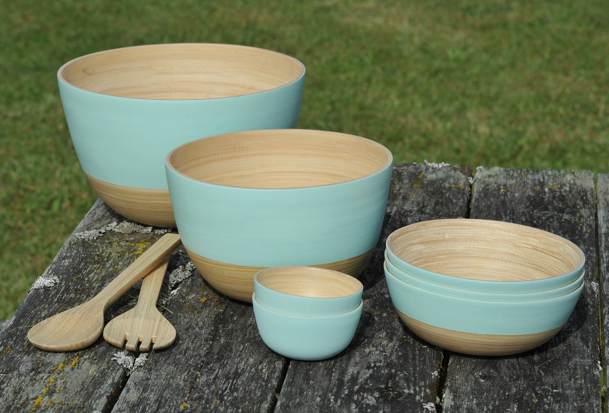 Matte Bamboo Serving Bowl