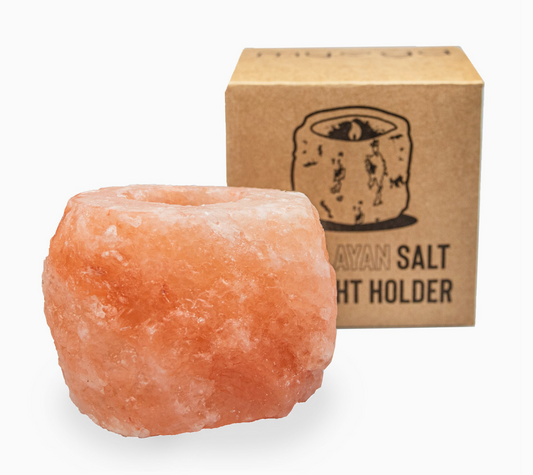 Air Purifying Himalayan Salt Candle Holder