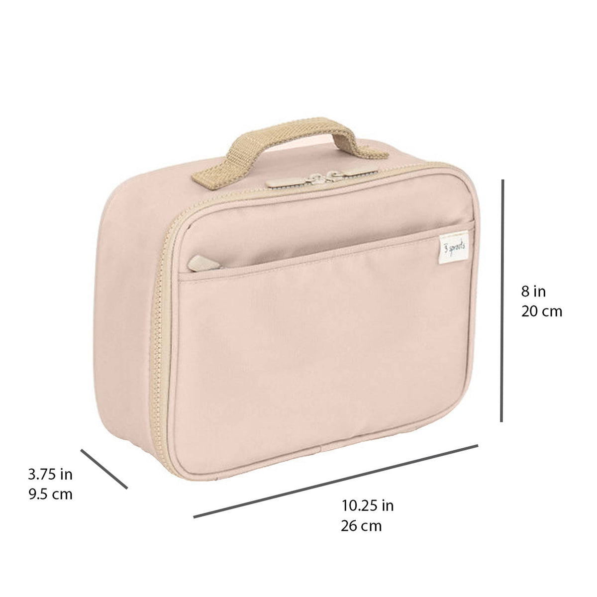 Kids Recycled Fabric Lunch Bag - Solid Colors