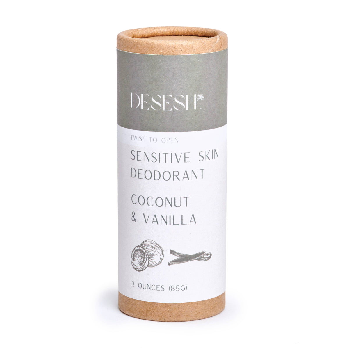 Natural Sensitive Deodorant (Aluminum Free, No Baking Soda)