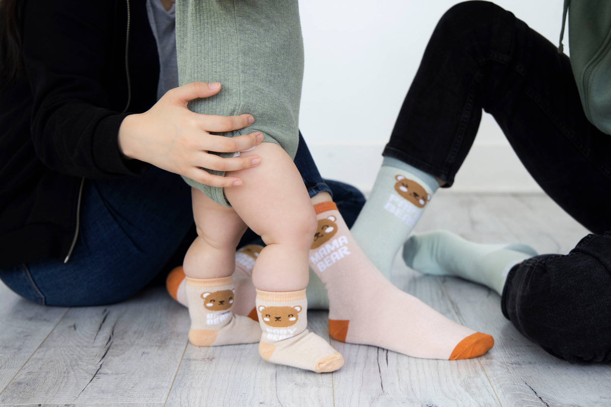 Woodland Family Sock Set, Family Gift Set, Set Of 3