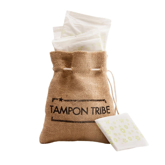 Organic Cotton Pads - 10 Disposable Ultrathin with Wings