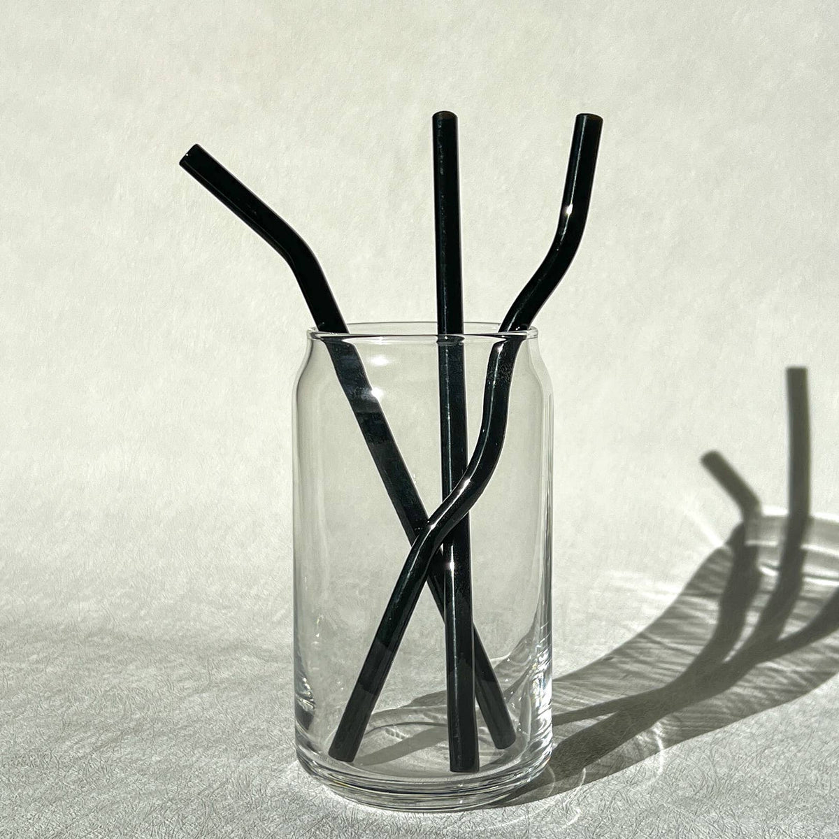 Glass straws for 16 oz Libbey can 8 inches