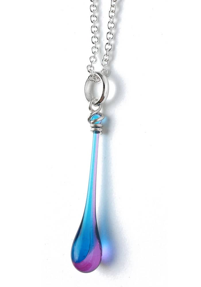 Maressa Glass Teardrop Pendant Necklace