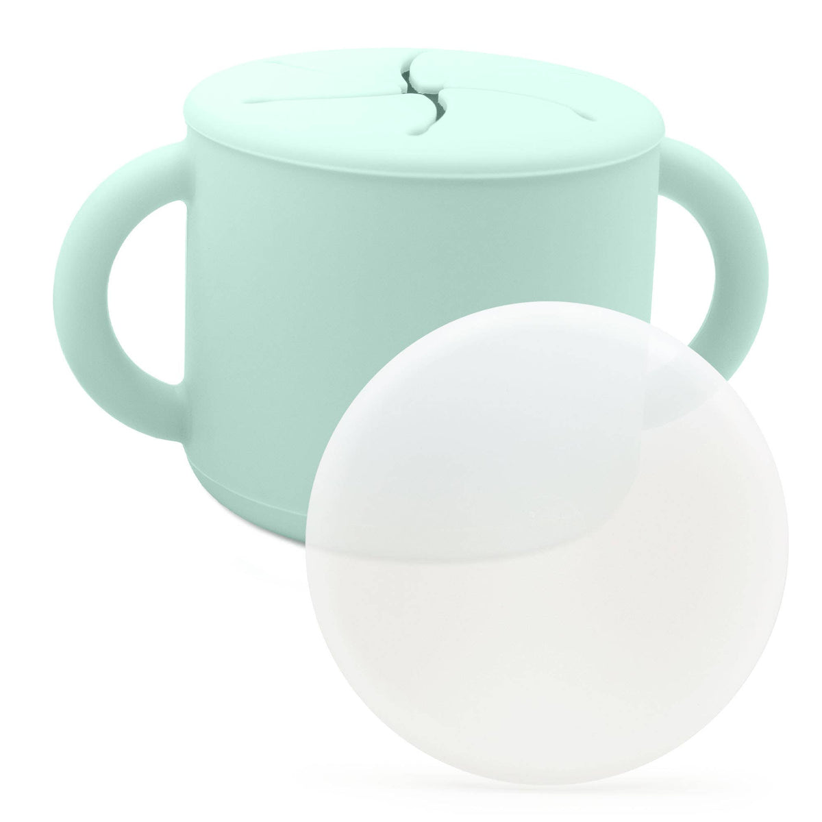 Silicone Spill-Proof Snack Cup for Babies & Toddlers